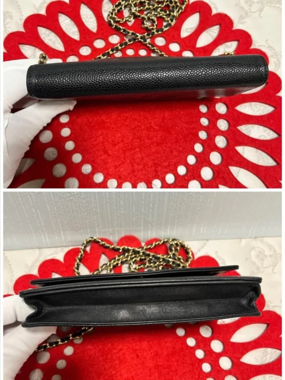 Chanel Quilted Chain Wallet Shoulder